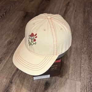 Vintage Flower Snapback Hat Women Ponytail Split Faded‎ Cottage Granola